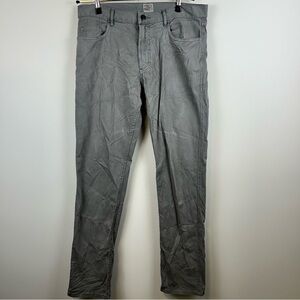Faherty Chino Pants Mens 34x34 Light Gray Stretch Organic Cotton